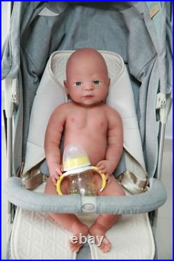 54cm 4.9kg Silicone Reborn Dolls Girl Eyes Opened Realistic Baby Toys for Kids