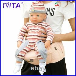 54cm 4.9kg Silicone Reborn Dolls Girl Eyes Opened Realistic Baby Toys for Kids