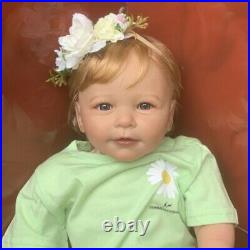 55 CM 3D-Paint Skin Soft Silicone Reborn Girl Baby Doll Toy Like Real 22 Inch Pr