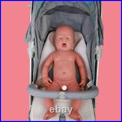 57cm 5900g Full Body Silicon Dolls Crying Girl Eyes Opened Realistic Kids Toys