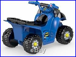 6V Fun Quad Batman Ride On Toys Birthday Gift For 1 2 3 4 Year Old Boy Girl Kids