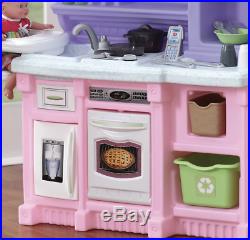 A Kitchen Play Set Toy for Kids Cooking Food Electronic Sound Children Girls NEW