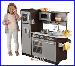 A Kitchen Play Set Toy for Kids Cooking Food Playset Sound Children Girls Boys