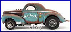 Acme A1800920 1940 Willys Gasser Pork Chop 1/18 Alky Hauler Rusted Green