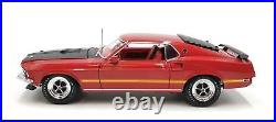 Acme Retro Studios 118 Scale 1969 Ford Mustang Mach 1 (Red/Black) A1801847RS