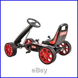Adjustable Seat Go Kart Pedal Car Ride On Toys for Boys & Girls Safe 4 Wheels