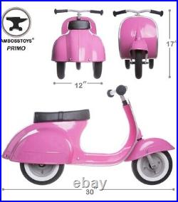 Ambosstoys Toddler Scooters for Boys and Girls Primo ColorPink