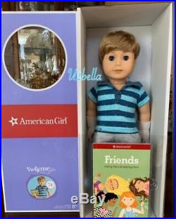 American Girl Truly Me 74 Boy Doll & BOOK GREAT FRIEND OF LOGAN NEW