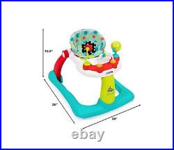 Andadores Para Bebes Niñas Caminador Baby Girl Walker with Toys Azul Adjustable
