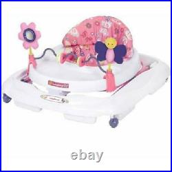 Andadores Para Bebes Niñas Caminador Baby Girl Walker with Toys Pink Adjustable