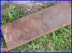 Antique Red Push Scooter Wood/metal Rare 1930-40's
