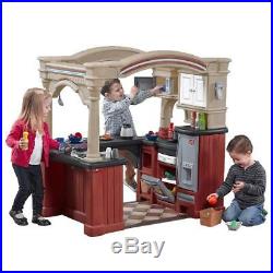 BEST Gift Step 2 Wooden Kitchen Playsets For Kids Girls Boys Elegant Edge