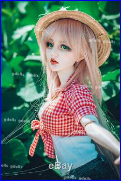 BJD 1/3 Doll Girl Beauty Woman Free eyes+Face make up Female Resin Figures Toys