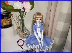 BJD 1/4 Doll Girl Elf Ears Female Free eyes+face make up Resin Figure Toys