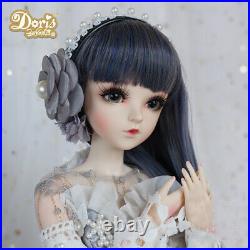 BJD Doll 1/3 Ball Jointed Girl Dolls Face Wig Clothes Makeup Xmas Toy FULL SET