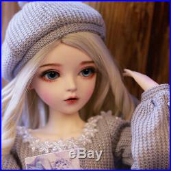 BJD Doll 60cm Gifts for Girl With Full Set Clothes Change Eyes Wigs DIY Toys
