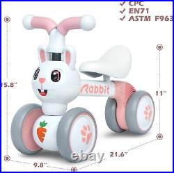 Baby Balance Bike Toys for Year Old Girls, First Birthday Gifts for 0-36 Mont