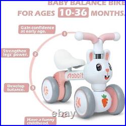 Baby Balance Bike Toys for Year Old Girls, First Birthday Gifts for 0-36 Mont