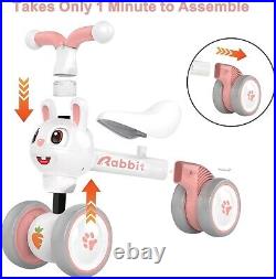 Baby Balance Bike Toys for Year Old Girls, First Birthday Gifts for 0-36 Mont