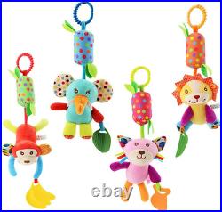 Baby Hanging Rattles Toys, Newborn Crib Toys Car Seat Stroller Toys for Infant