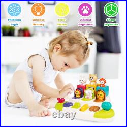 Baby Pop Up Animal Toy Early Learning Development Montessori Sensory Interactive