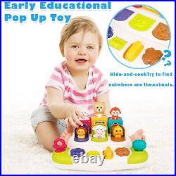 Baby Pop Up Animal Toy Early Learning Development Montessori Sensory Interactive