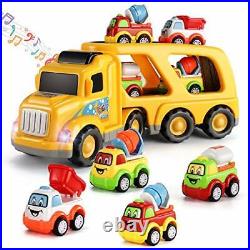 Baby Toddlers Construction Truck Car Toy 2 3 4 5 Years Old Lights Siren Sounds