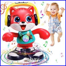 Baby Toys 12-18 Months Dancing Cat Toys for 1 Year Old Boys Girls with Music