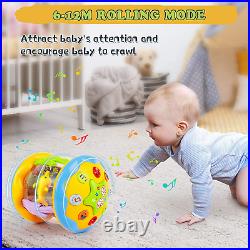 Baby Toys 6 to 12 Months Ocean Projector Light up Musical for 12-18 Crawling L