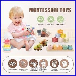 Baby Toys 6 to 18 Months, 8 in 1 Montessori Toys Set, Educational Learning To