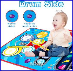 Baby Toys for 1 Year Old Baby Musical Mat Toddler Toys Age 1-2 2 in 1 Pia Dru