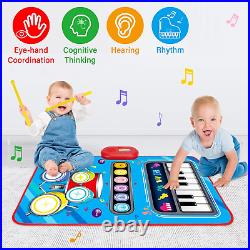 Baby Toys for 1 Year Old Baby Musical Mat Toddler Toys Age 1-2 2 in 1 Pia Dru