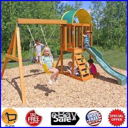 Backyard Toddler Swing Set Slide Outdoor Playground For Kids Boy Girl Play Set