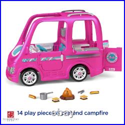 Barbie Dream Camper RV Power Wheels Battery Power Ride On Girls Car Pink Toy 12V