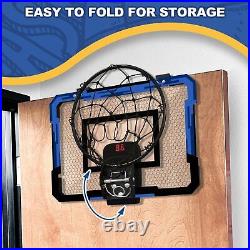 Basketball Balls Kids Sports Toys Foldable Basketball Hoop Throw Outdoor Indoor