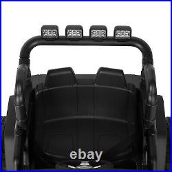 Black 12V Battery Kids Ride on Truck Car Toy Electric Jeep MP3 LED withRC Boy Girl