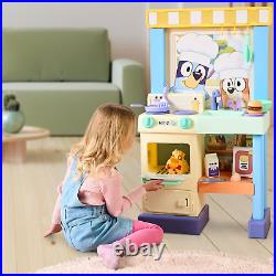 Bluey's Cook & Clean Kitchen Playset with 20 Play Pieces & Over 20 Music & Light