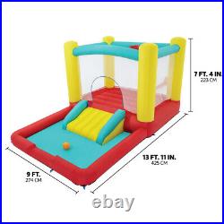 Bounce House Inflatable Bouncer Jump & Slide Outdoor Toy for Kids Girls Boys