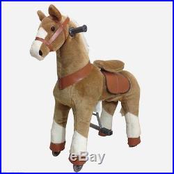 Brown Ride-on Giddy Up Horse / Pony Rides. For boys & girls 4-10 yrs (02b)