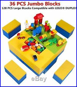 Burgkidz Jumbo Building Blocks, DIY Your Ideal Play Table, Building Toy for Girl