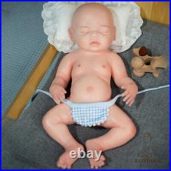 COSDOLL 16 inch full-body soft silicone doll lifelike reborn baby girl toy