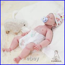 COSDOLL 17.5 Silicone Baby Doll Newborn Baby Doll Realistic Reborn Baby Toy