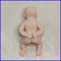 COSDOLL 17.5 in Sleeping Baby Girl Lifelike Full Silicone Reborn Doll Infant Toy