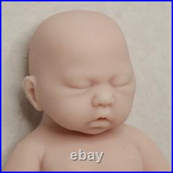COSDOLL 17.5 in Sleeping Baby Girl Lifelike Full Silicone Reborn Doll Infant Toy