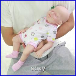 COSDOLL 18.5 in 3100g Newborn Baby Full Silicone Reborn Baby Girl Doll Lifelike