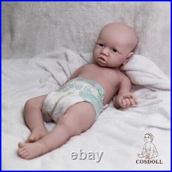 COSDOLL Newborn Realistic Baby Toys Soft Full Body Silicone Baby doll UNPAINTED