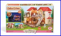 Calico Critters Luxury Townhome Pretend Play Set For Girls Gift Townhouse New