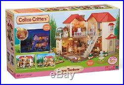 Calico Critters Luxury Townhome Pretend Play Set For Girls Gift Townhouse New