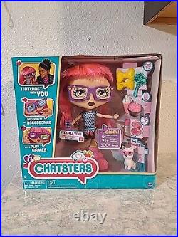 Chatsters Gabby Electronic Interactive Girl Toy Doll, App Talks Box Damage