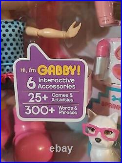 Chatsters Gabby Electronic Interactive Girl Toy Doll, App Talks Box Damage